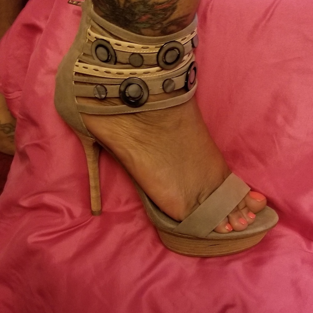 Taupe shoes